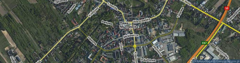 Zdjęcie satelitarne Wyszyńskiego Stefana, ks. kard. ul.